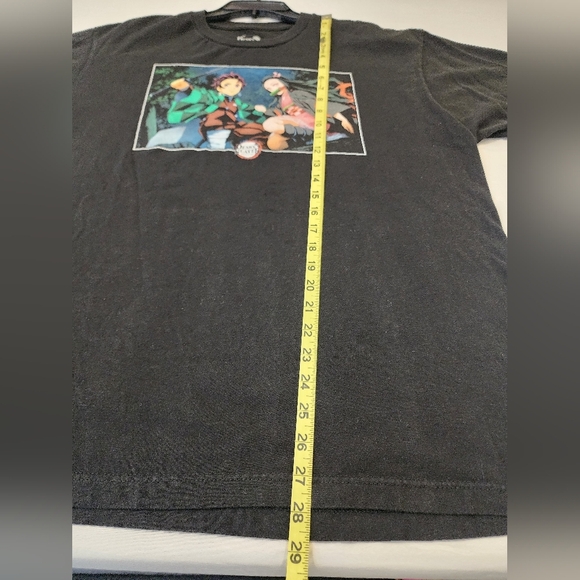 Demon Slayer Men's Black Graphic T-Shirt, sz XL - Picture 7 of 8